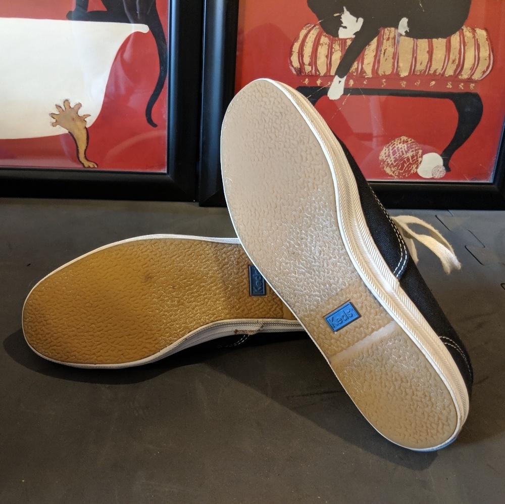 Keds. Black. Size 6.5. - Picture 2 of 4